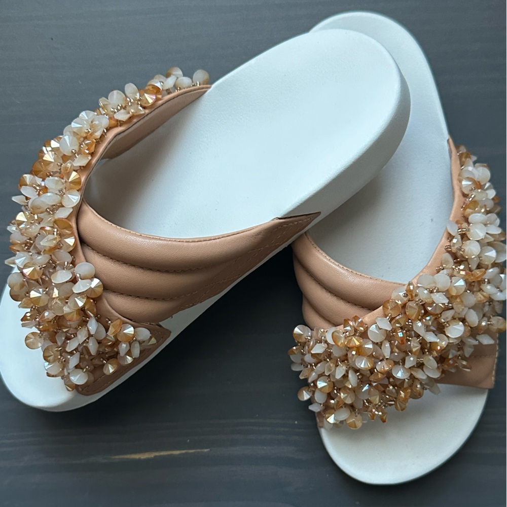 Tory Burch Nappa Pool Slide Sandala